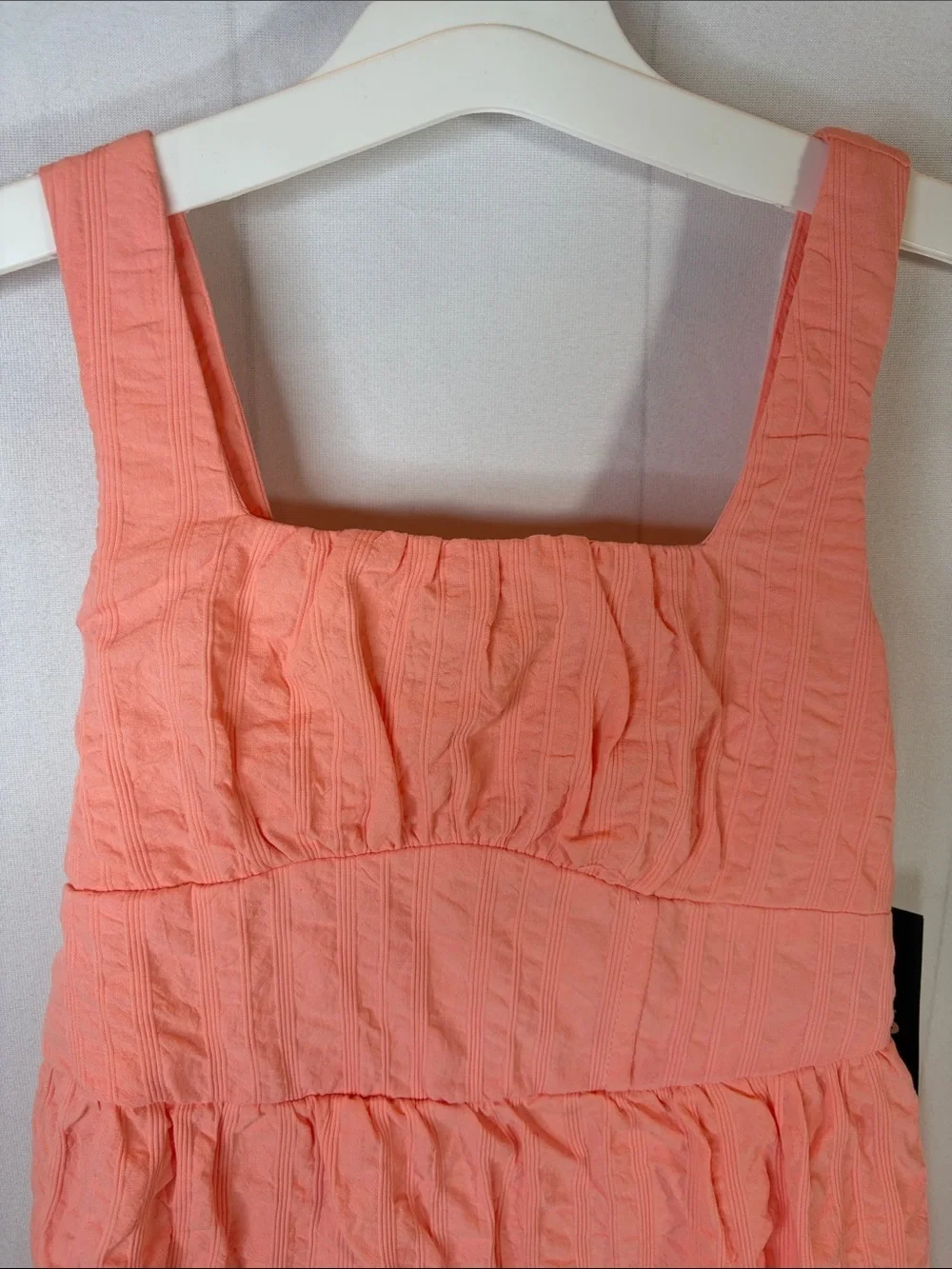 Art Class Coral Textured Sleeveless Summer Girls Dress Size 8 NWT